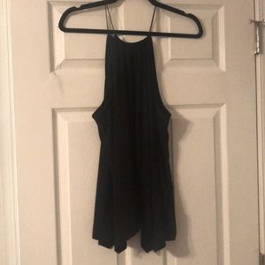 black halter top